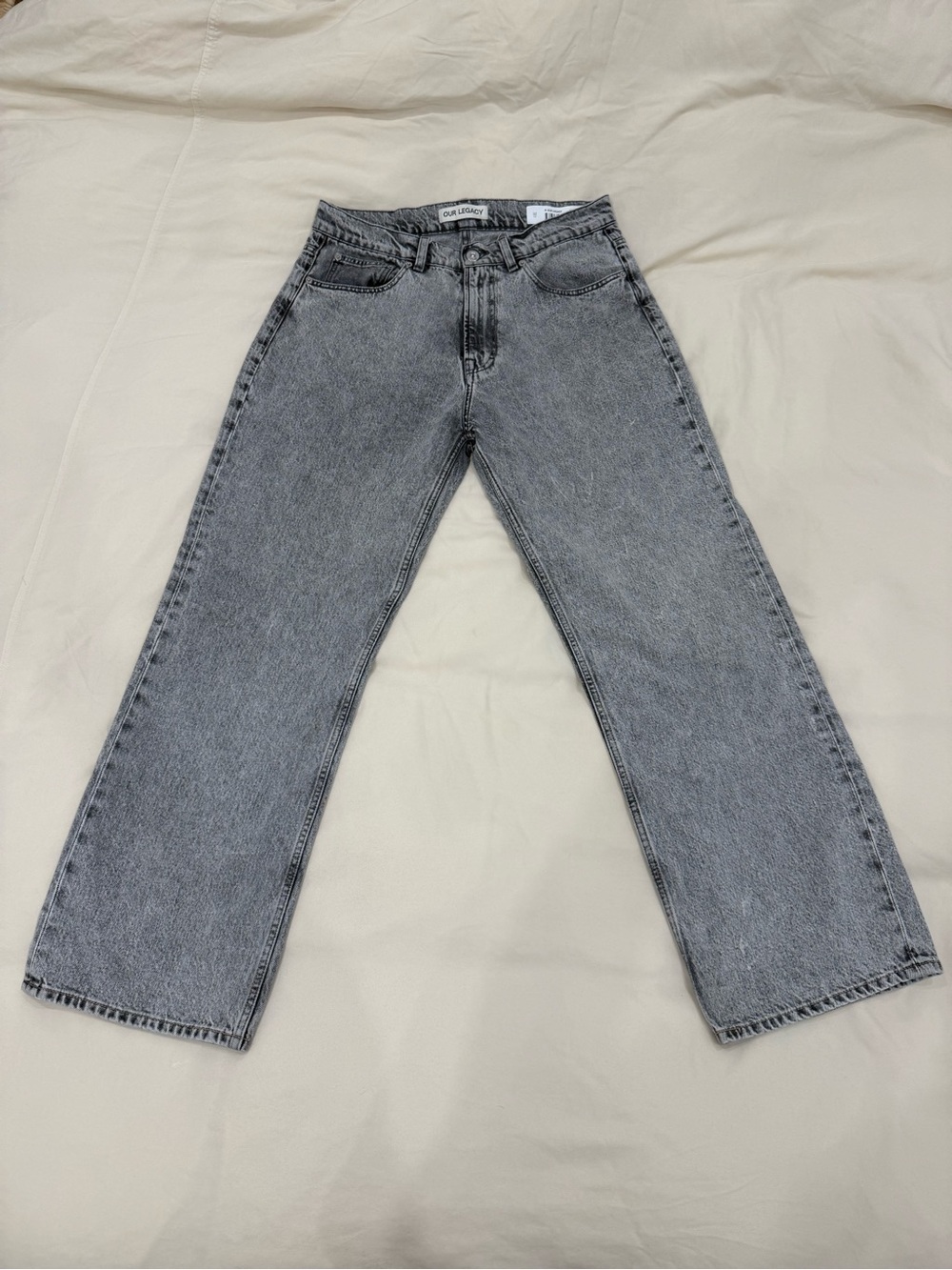 Our Legacy Gray Third Cut Jeans
